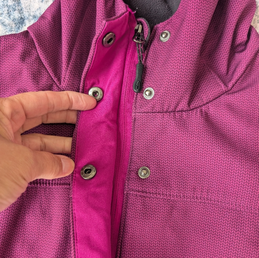 EUC Ladies Champion VentureDry Hooded Fleece Lined Jacket Size Small - Picture 6 of 11